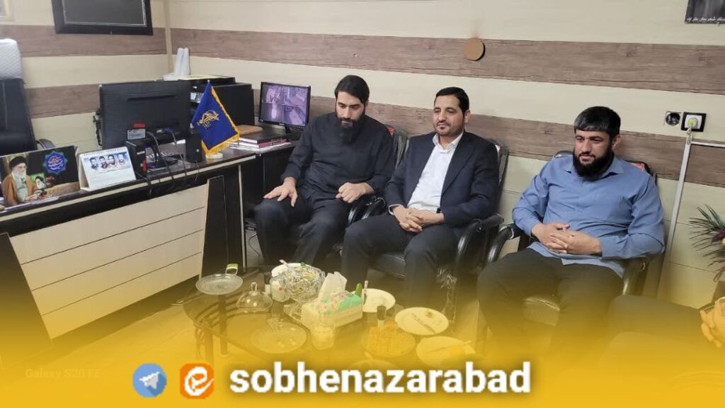 دیدار مهندس آزادفلاح با فرمانده جدید حوزه بسیج اصناف نظرآباد!