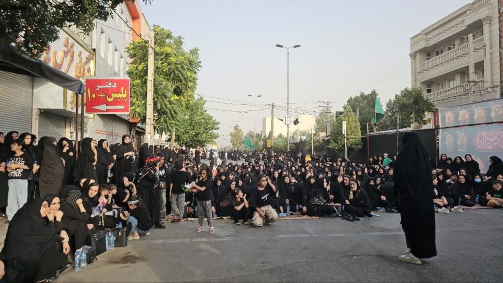 گزارش تصویری| تجمع عزاداران حسینی در عصر عاشورا