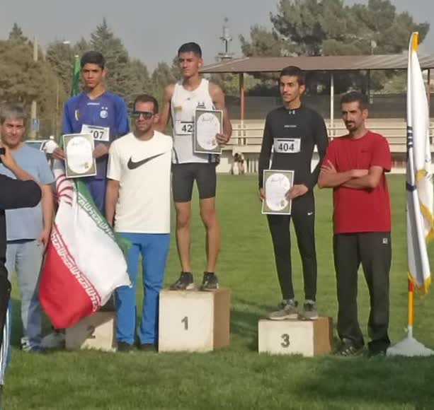 کسب مقام سوم دو و میدانی توسط نوجوان نظرآبادی!