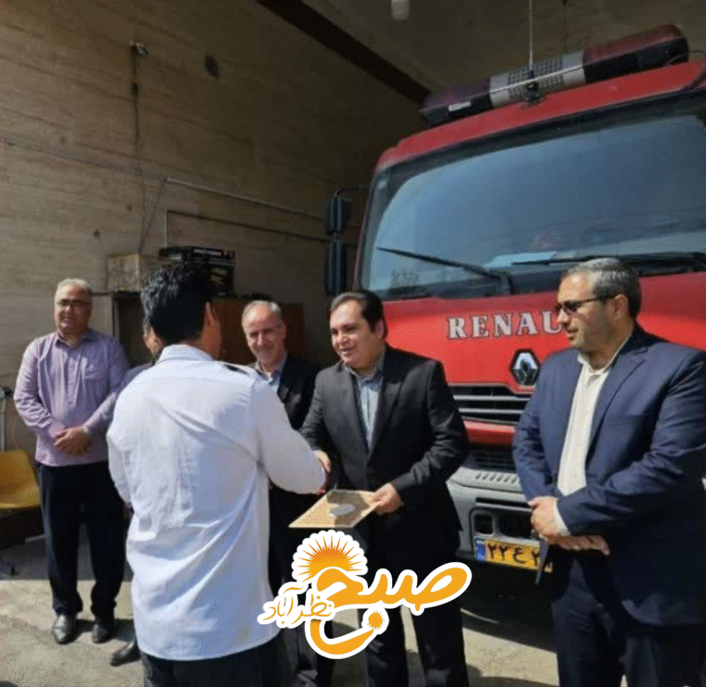 فرماندار نظرآباد: آتش‌نشانان نماد آرامش در دل بحران‌ها!