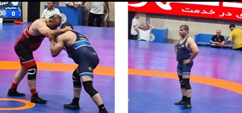 نایب قهرمانی پیشکسوت نظرآبادی در کشتی آزاد کشور!