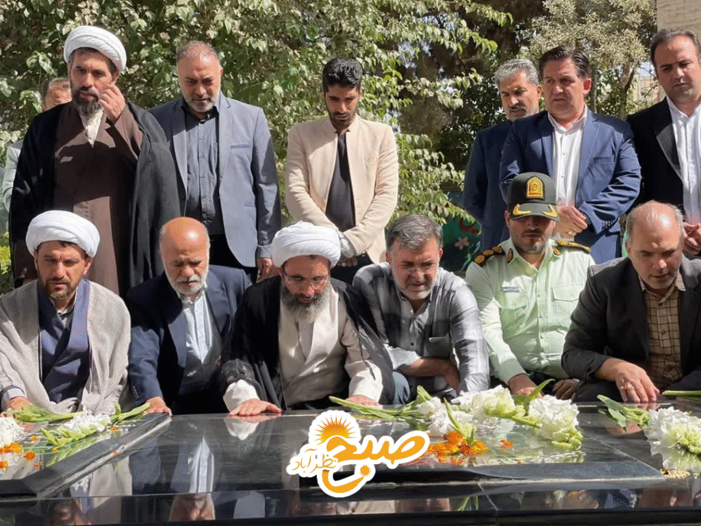 گلباران مزار شهدای نظرآباد؛ تجدید میثاق با آرمان‌های دفاع مقدس!