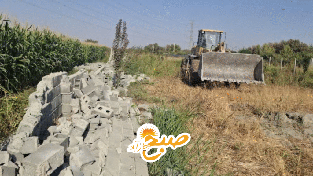 پاکسازی ۷۰ هکتار زمین کشاورزی نظرآباد از چنگ تغییرکاربری غیرمجاز!