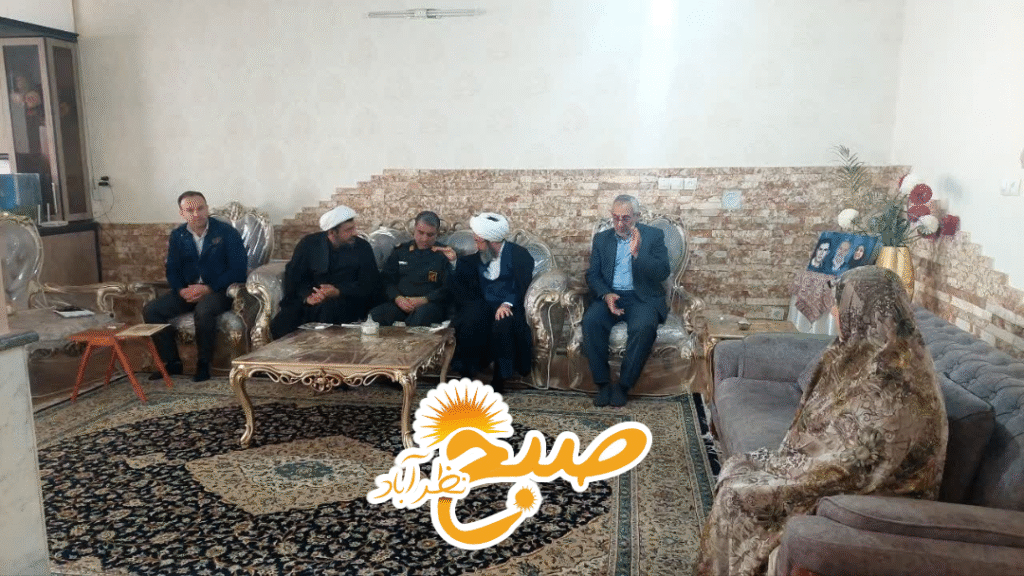 دیدار امام‌جمعه نظرآباد با خانواده جانباز شهید رحمن پرند شیری!